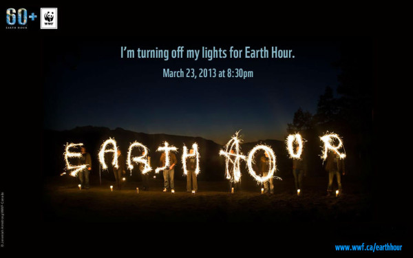 Earth Hour March 23, 2013